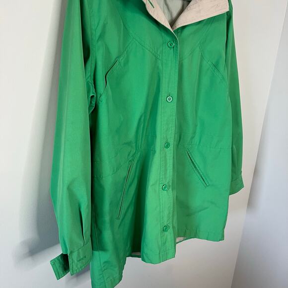 London Fog Green Coat Size 14 Reg - Picture 7 of 16